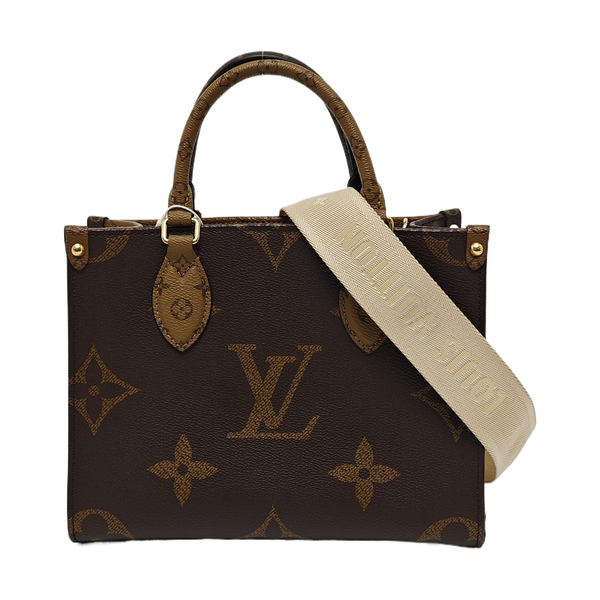 ONTHEGO PM Monogram Coated Canvas Brown