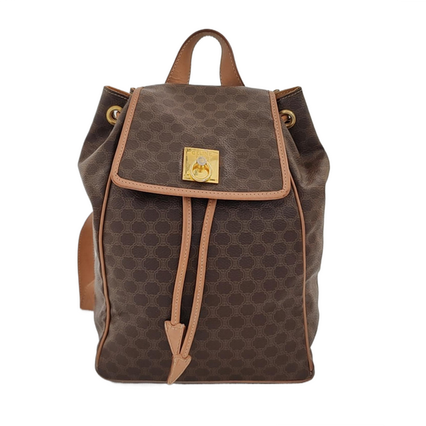 MACADAM CANVAS BACKPACK Coated Canvas Brown