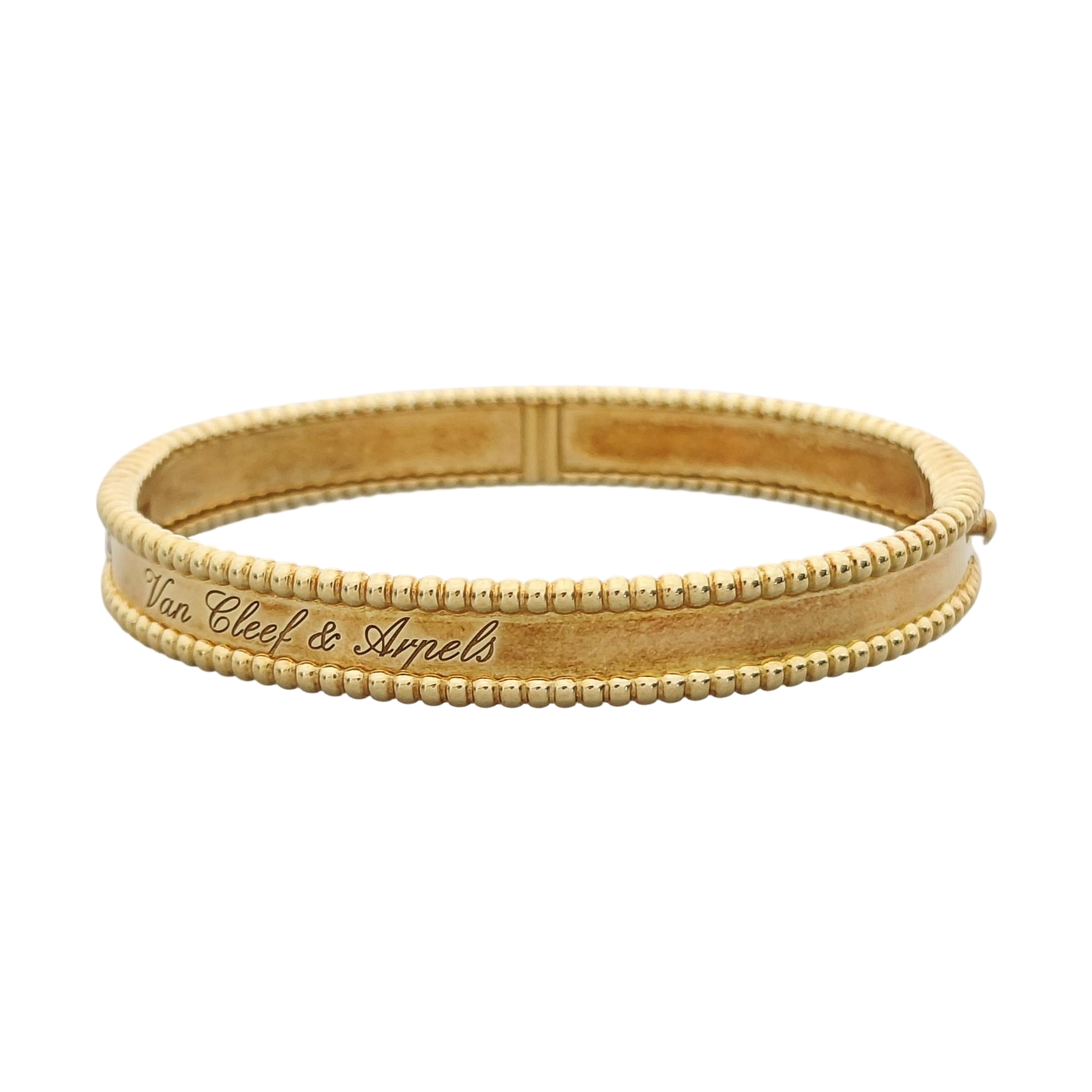 Perlée Signature 18k Gold Bangle