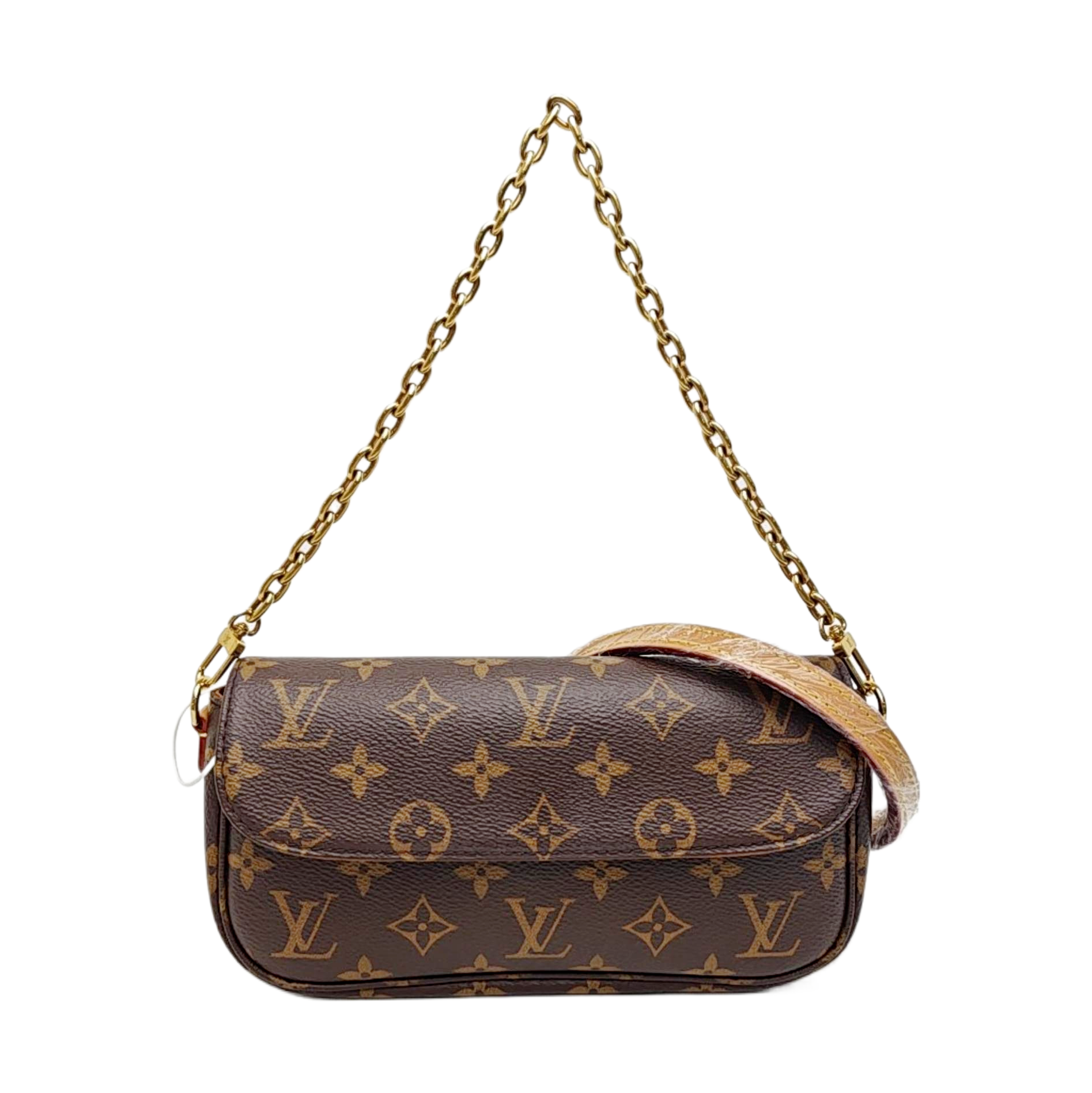 IVY Monogram Coated Canvas Brown