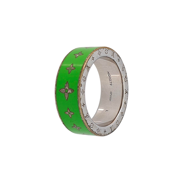 Metal Green Ring EU 61