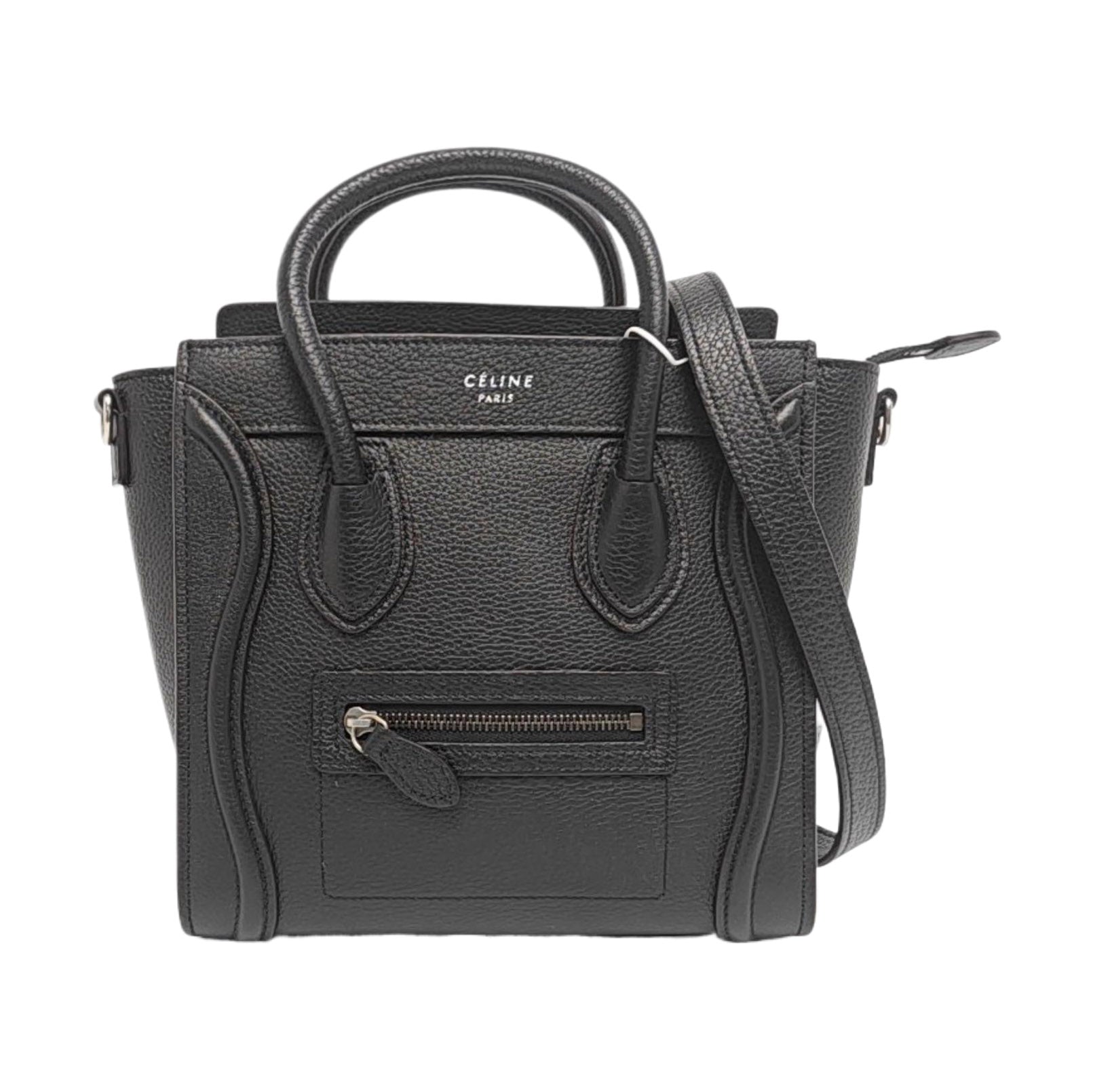 LUGGAGE Nano Calfskin Black