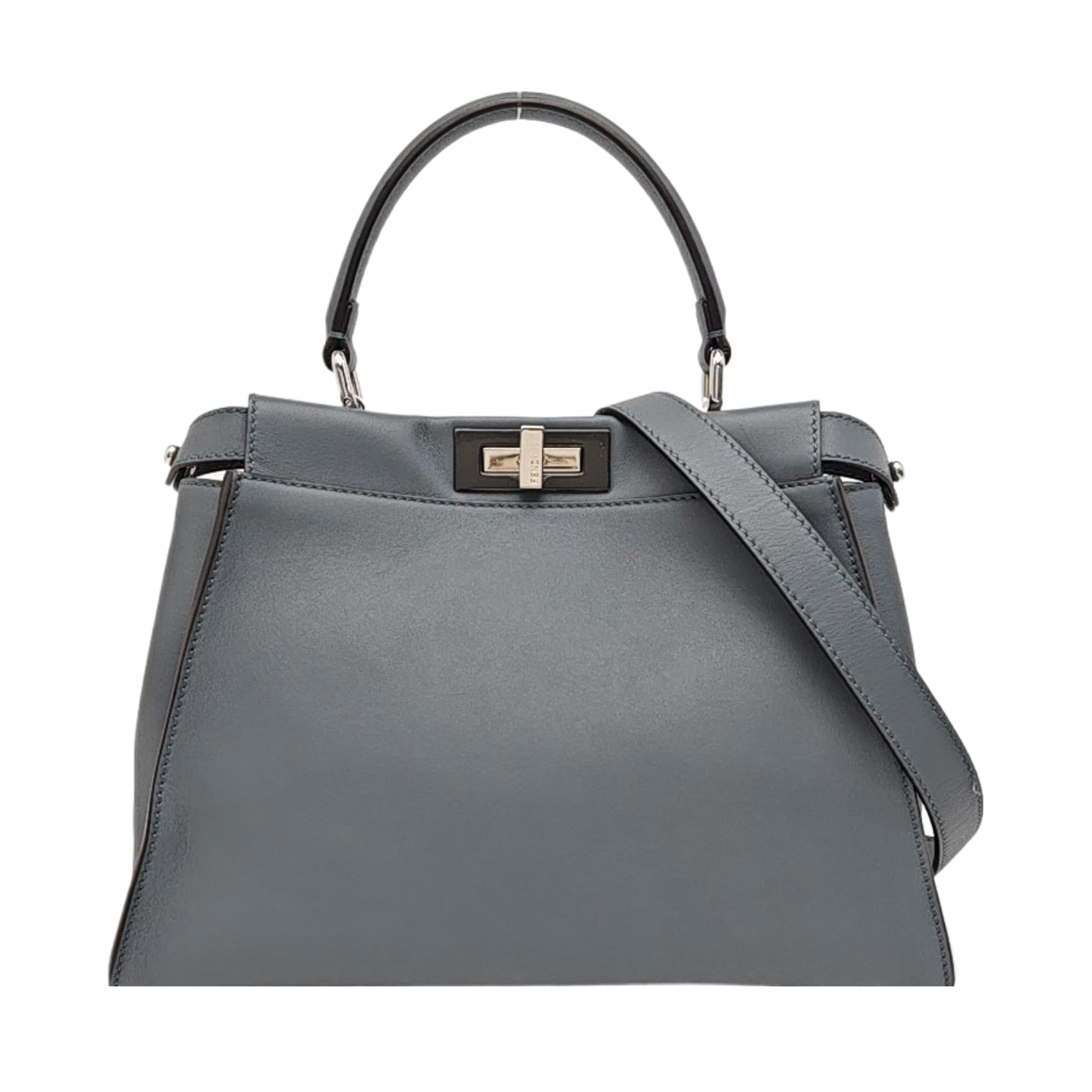 Peekaboo Medium Calfskin Blue