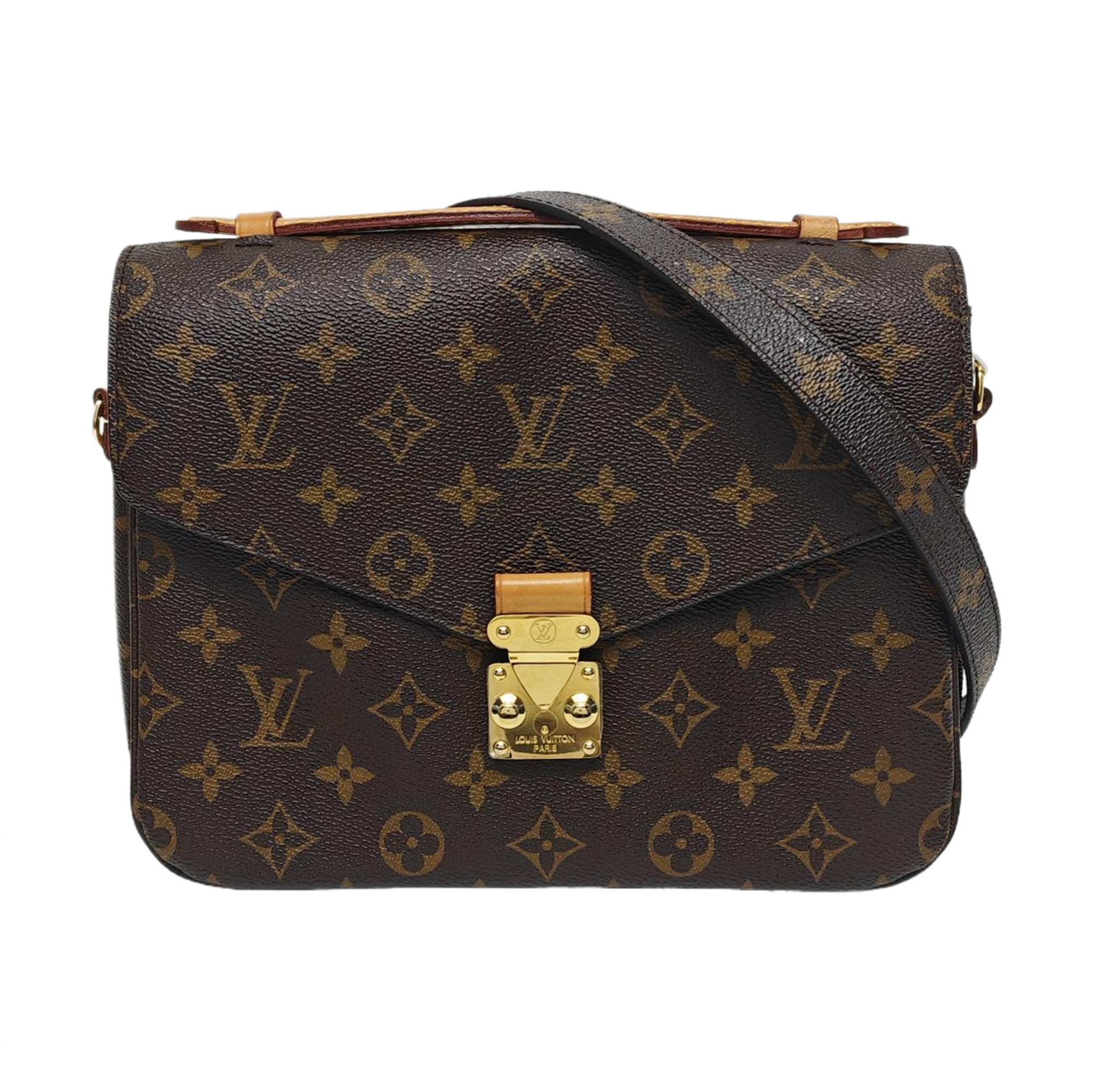 MÉTIS MM Monogram Coated Canvas Brown