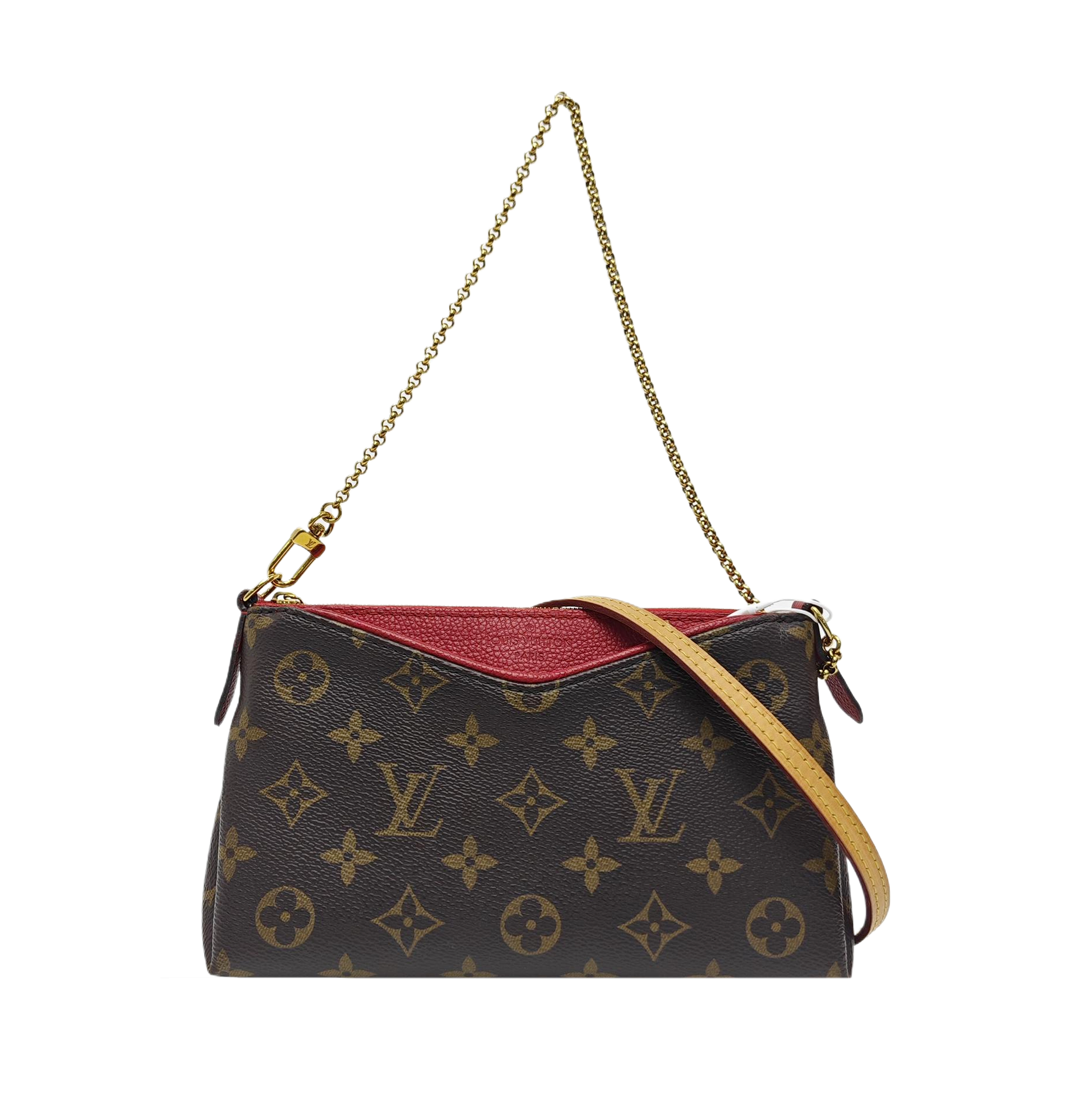 PALLAS BB Monogram Coated Canvas Brown