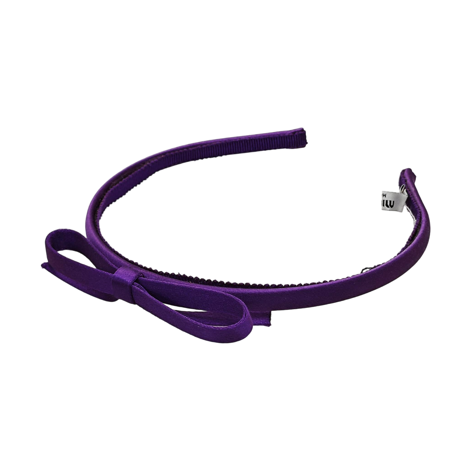 Fabric Hairband Purple