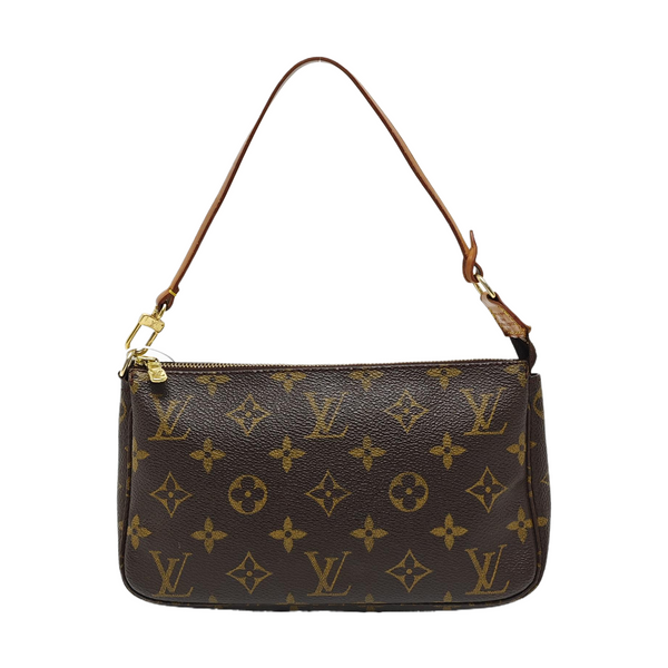 ACCESSOIRES Monogram Coated Canvas Brown