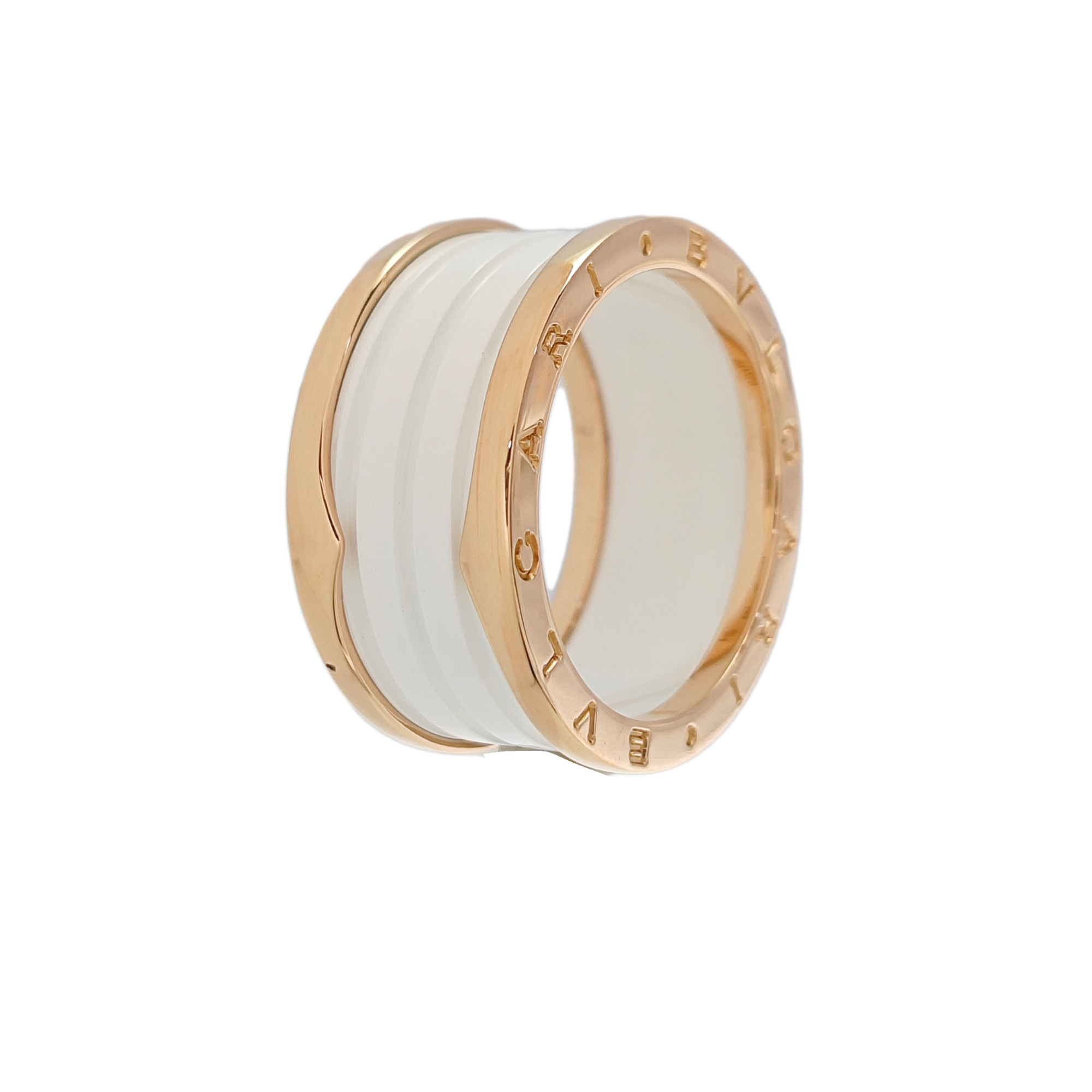 B.ZERO1 18k Rose Gold Ring EU 64