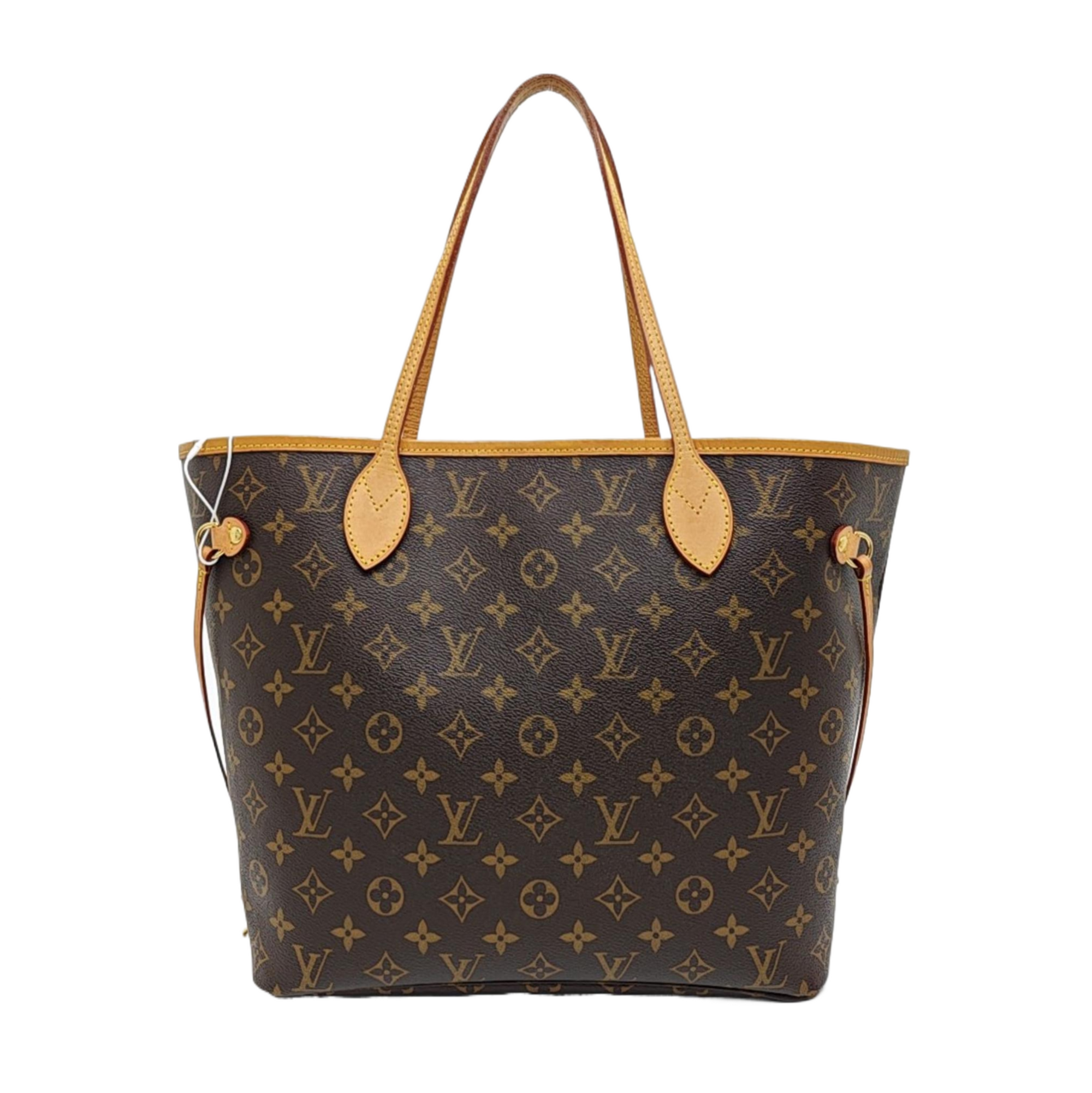 NEVERFULL MM Monogram Coated Canvas Brown