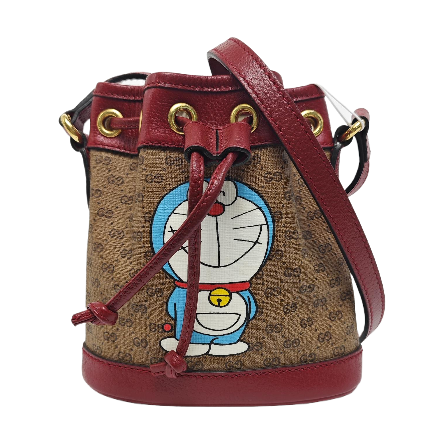Doraemon X Gucci Mini Monogram Coated Canvas Multicolor