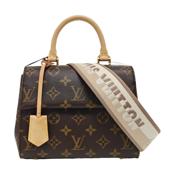 CLUNY 20 Monogram Coated Canvas Brown
