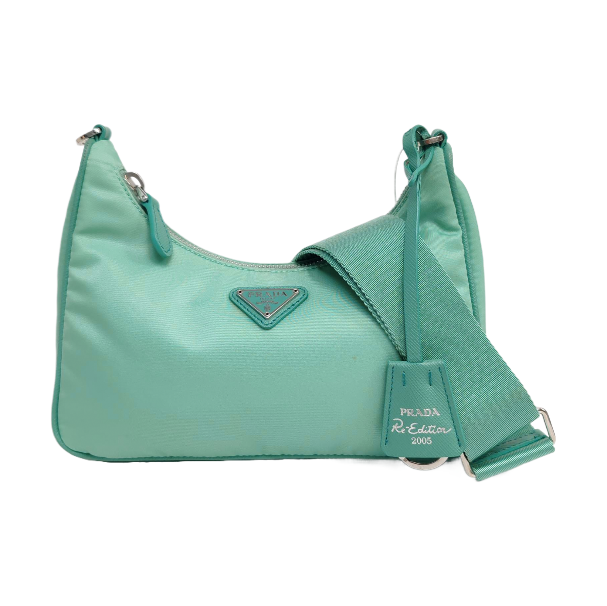 Authenticated pre-owned  Re-Edition2005 Nylon Green - Shoulder Bag at Looply