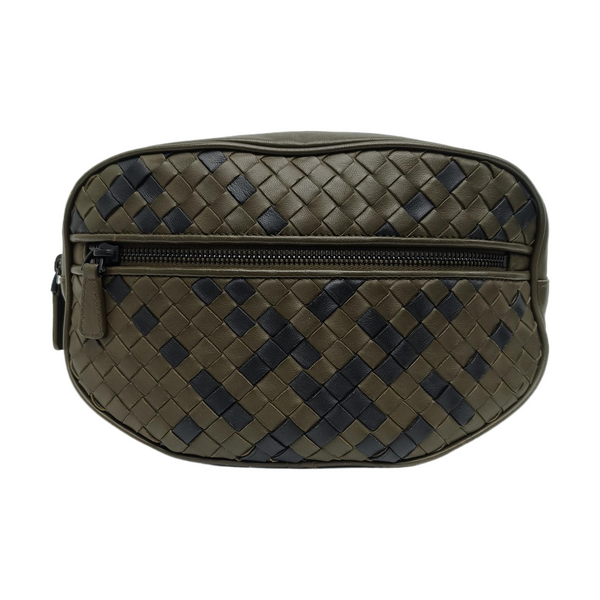 Lambskin Belt Bag Green