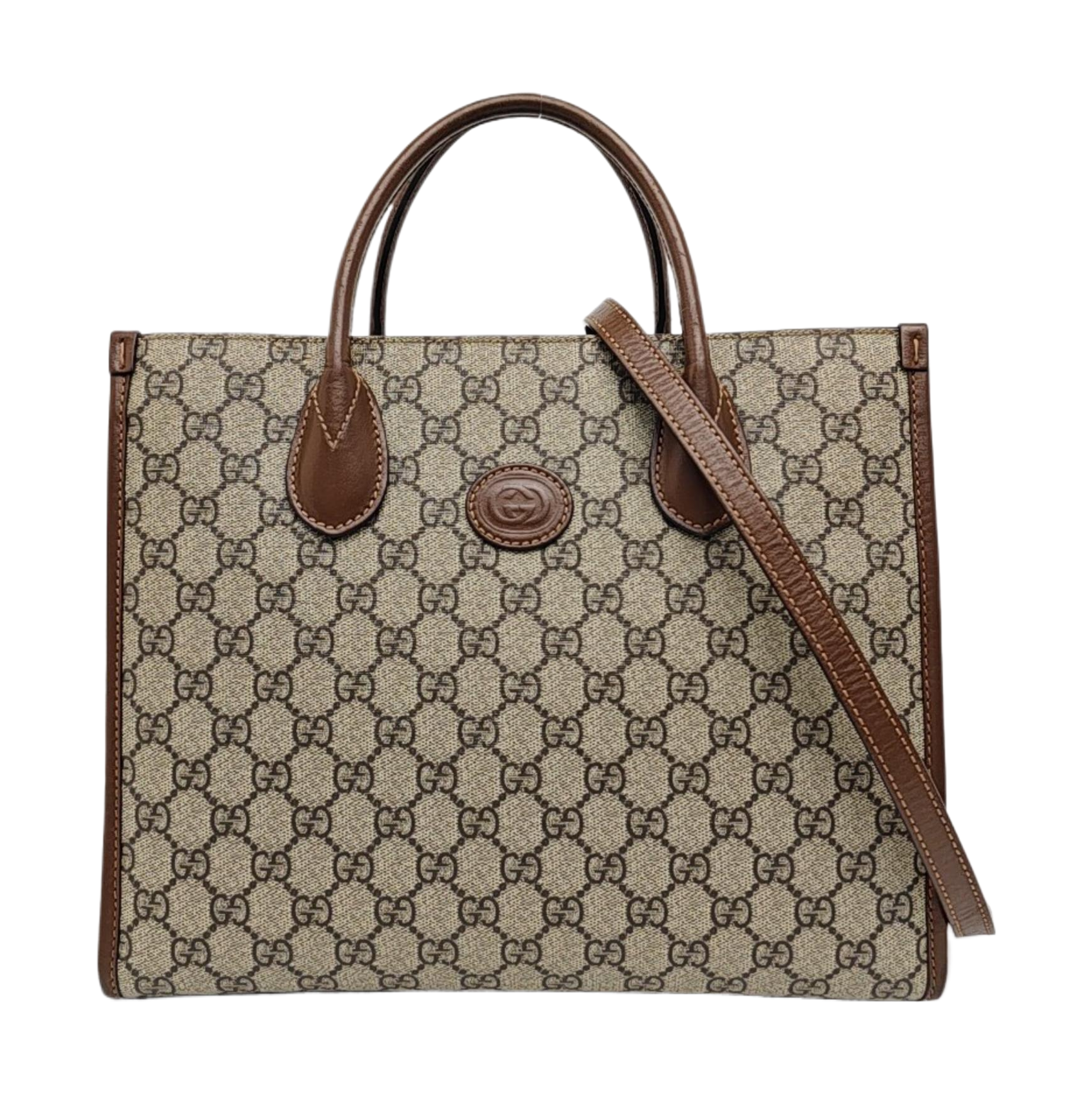 Retro Small Monogram Coated Canvas Brown