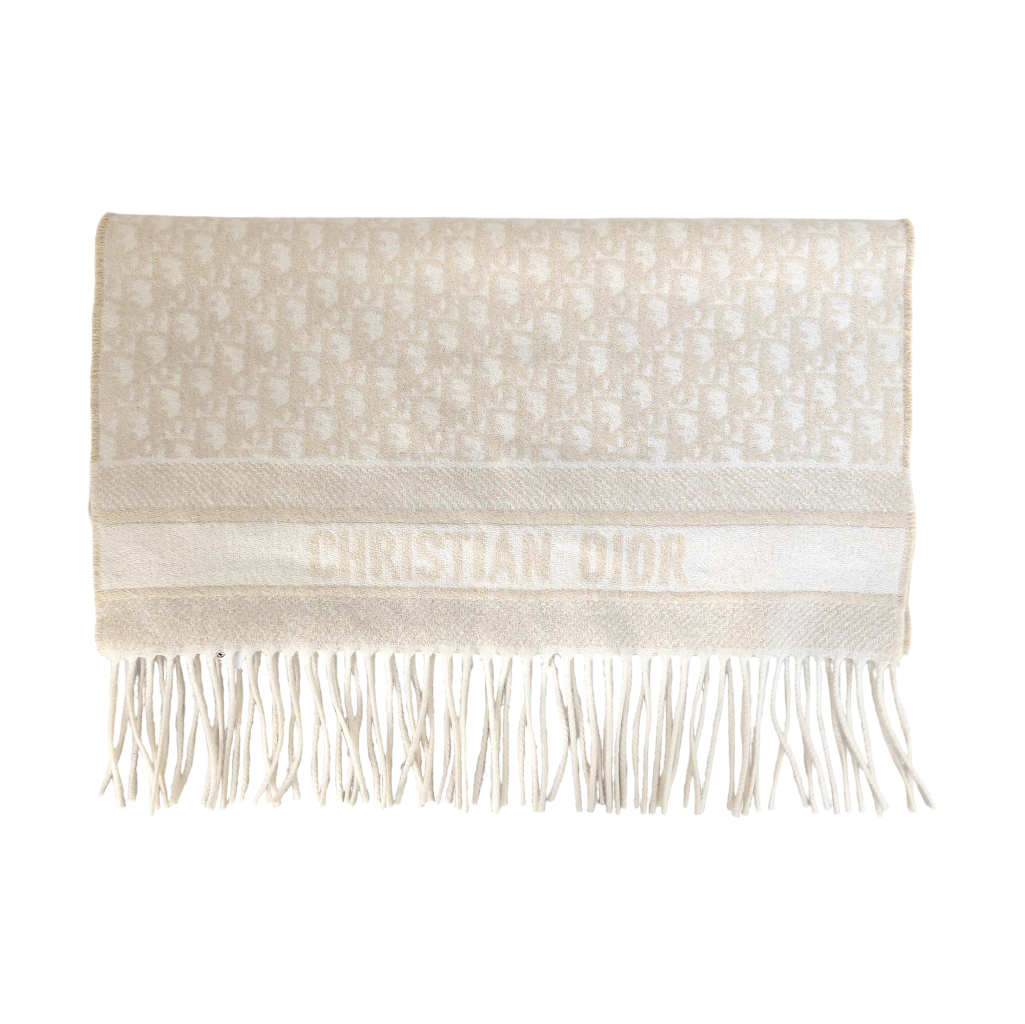 Cashmere Scarf White