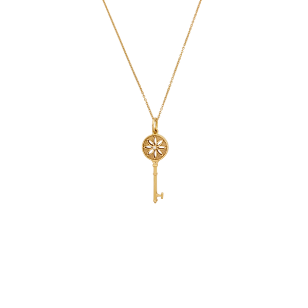 Tiffany Keys 18k Rose Gold Necklace
