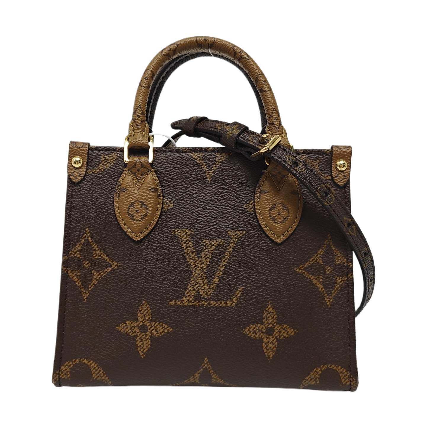 ONTHEGO BB Monogram Coated Canvas Brown