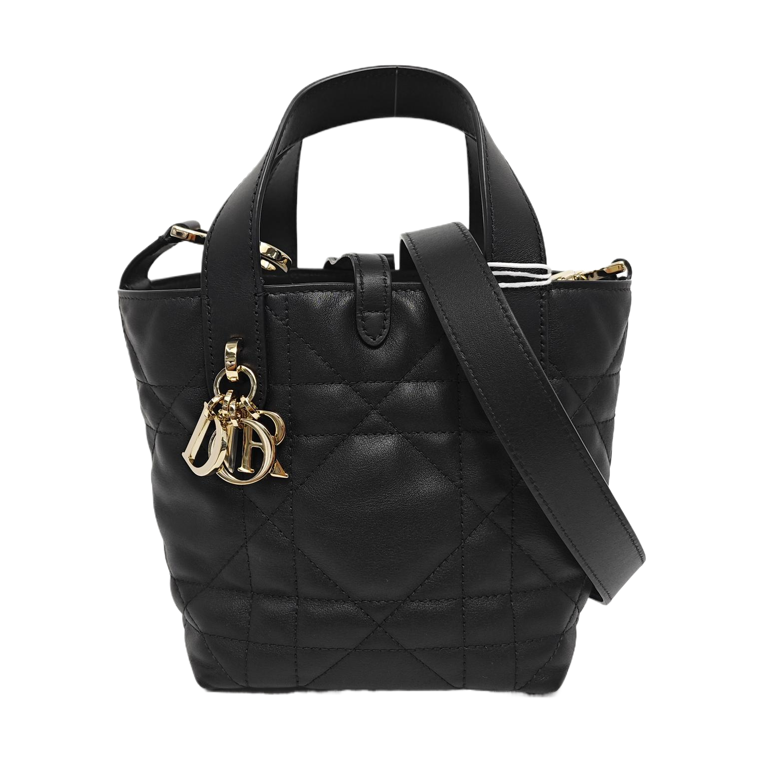 Toujours Nano Cannage Calfskin Black
