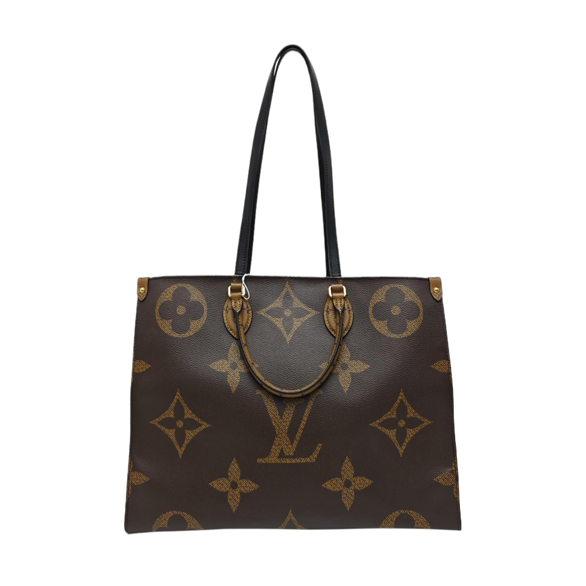 ONTHEGO GM Monogram Coated Canvas Brown