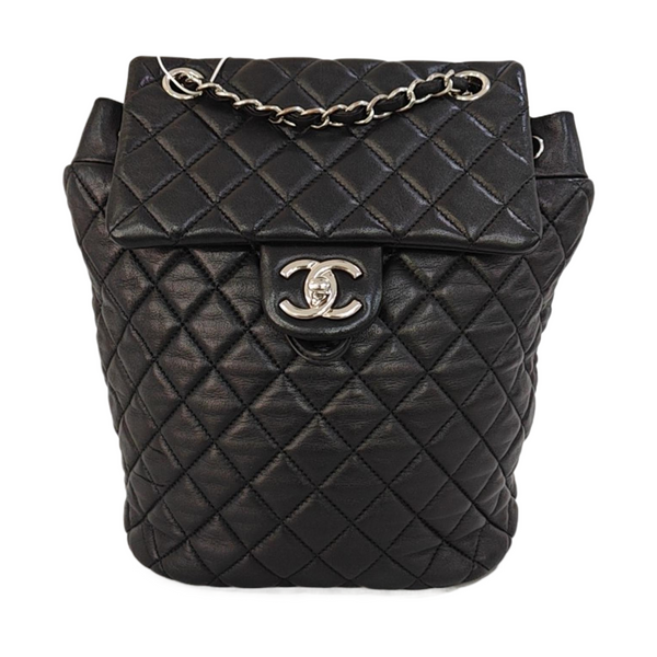 URBAN SPIRIT Small Quilted Lambskin Black
