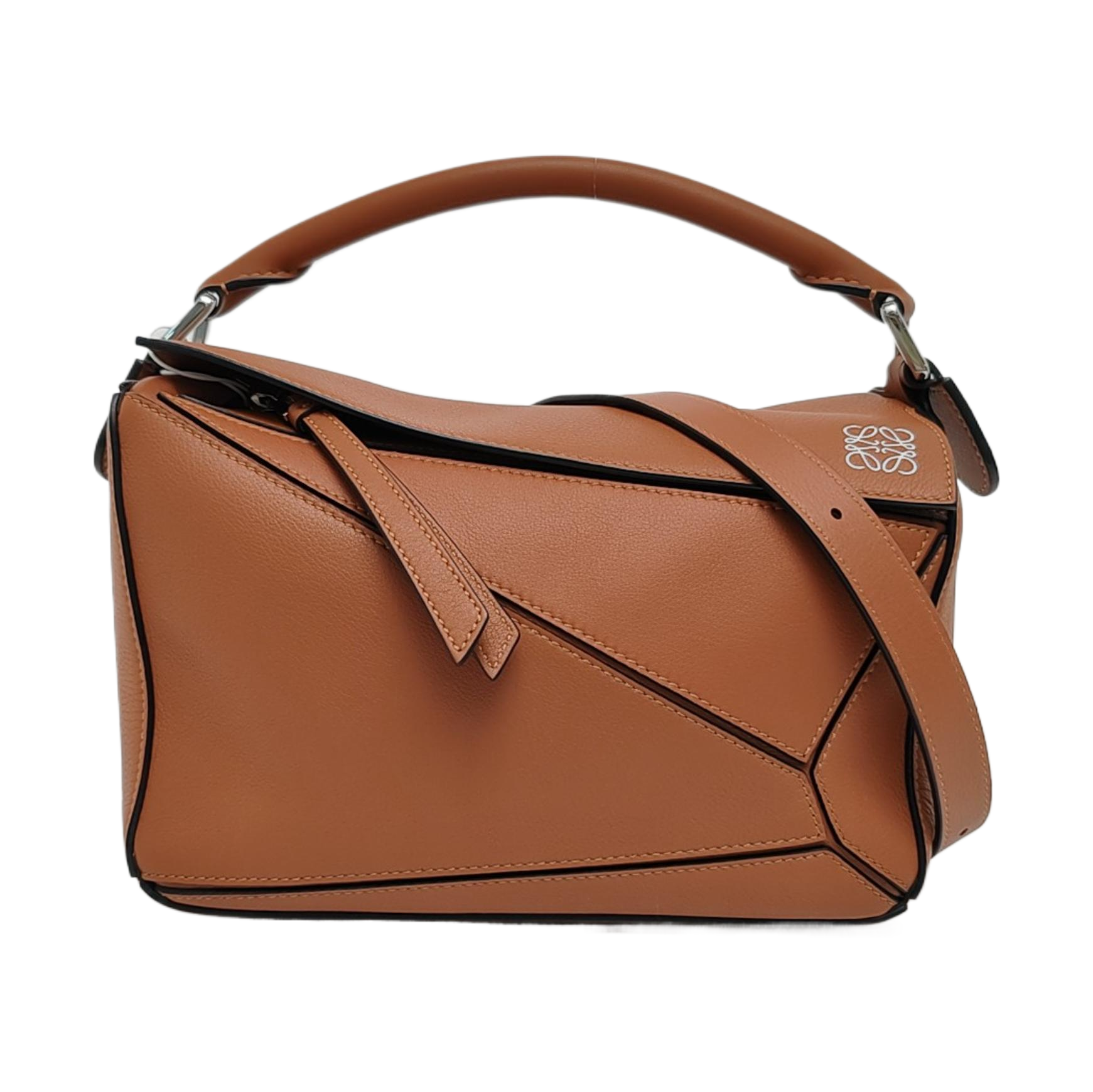 Puzzle Small Calfskin Brown