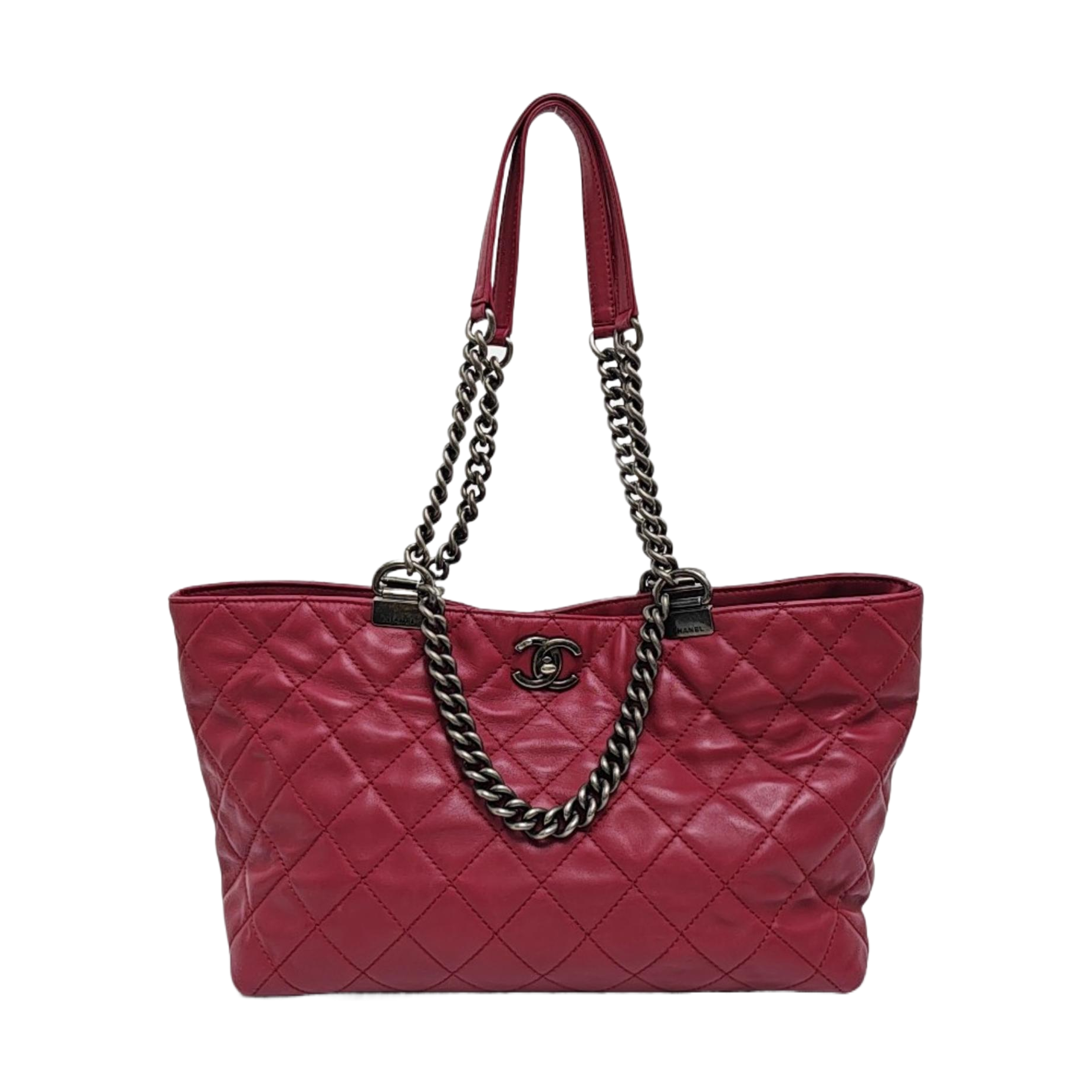 Quilted Calfskin Red