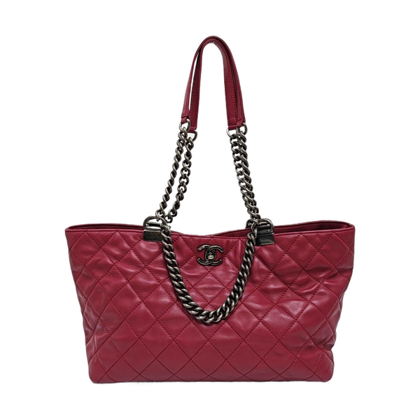 Quilted Calfskin Red