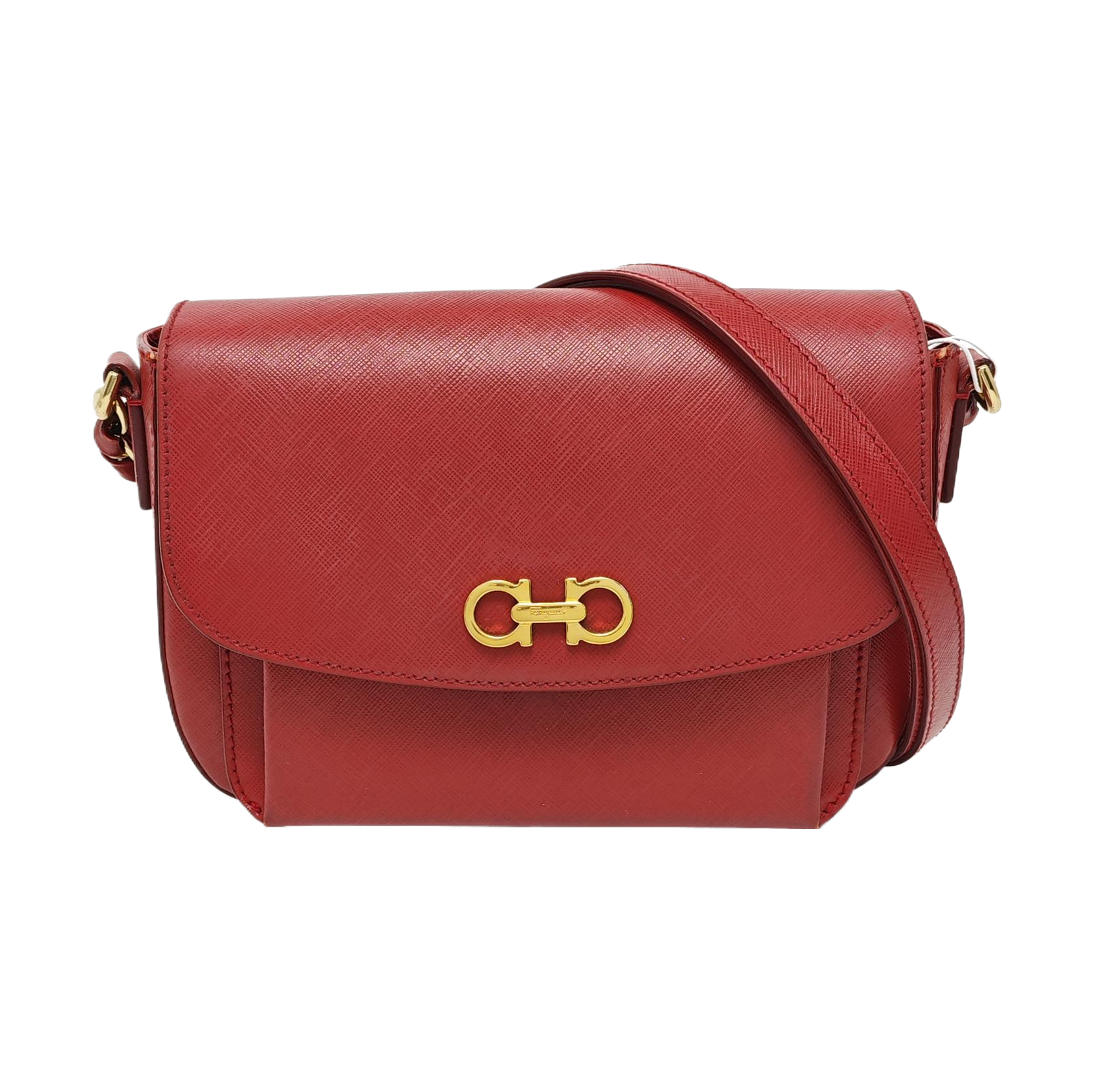 Gancini Calfskin Red