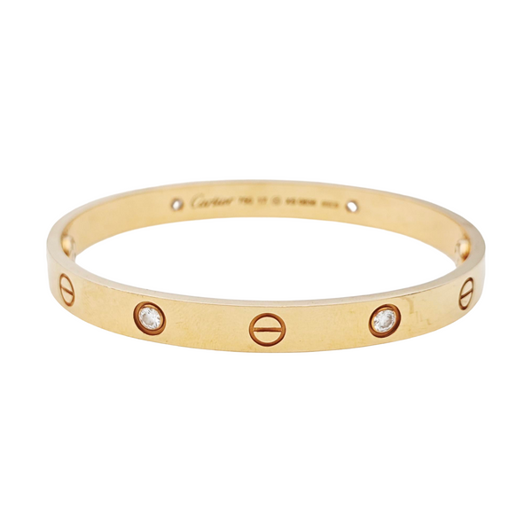 LOVE 18k Rose Gold Bangle
