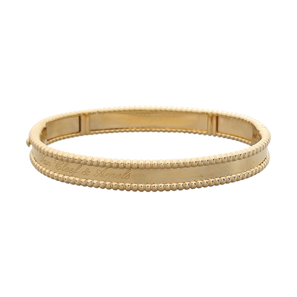 Perlée Signature 18k Gold Bangle