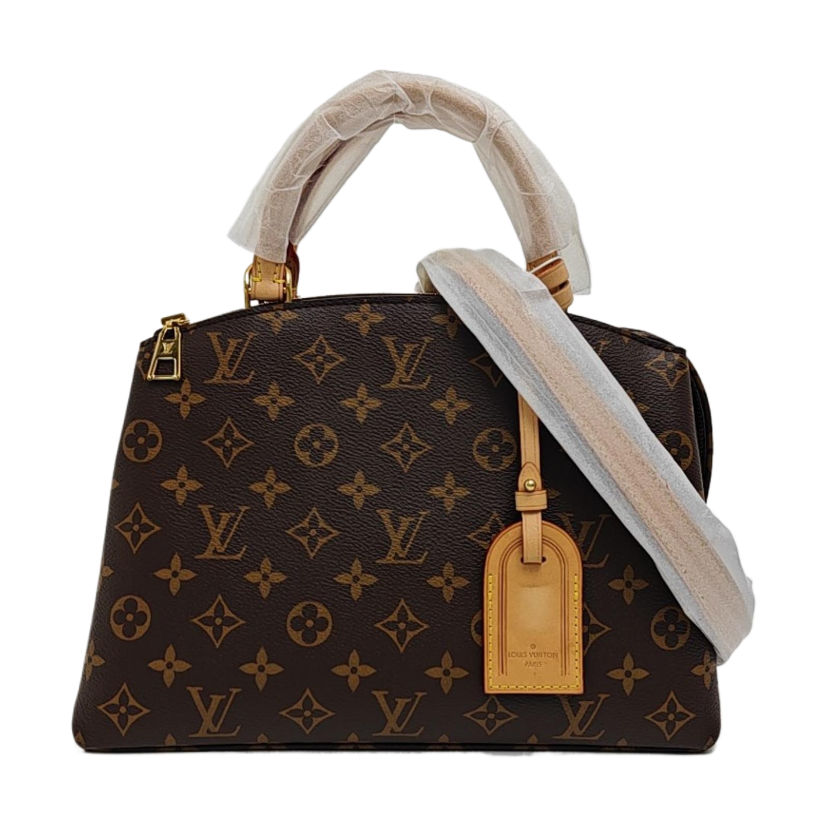 PALAIS PM Monogram Coated Canvas Brown
