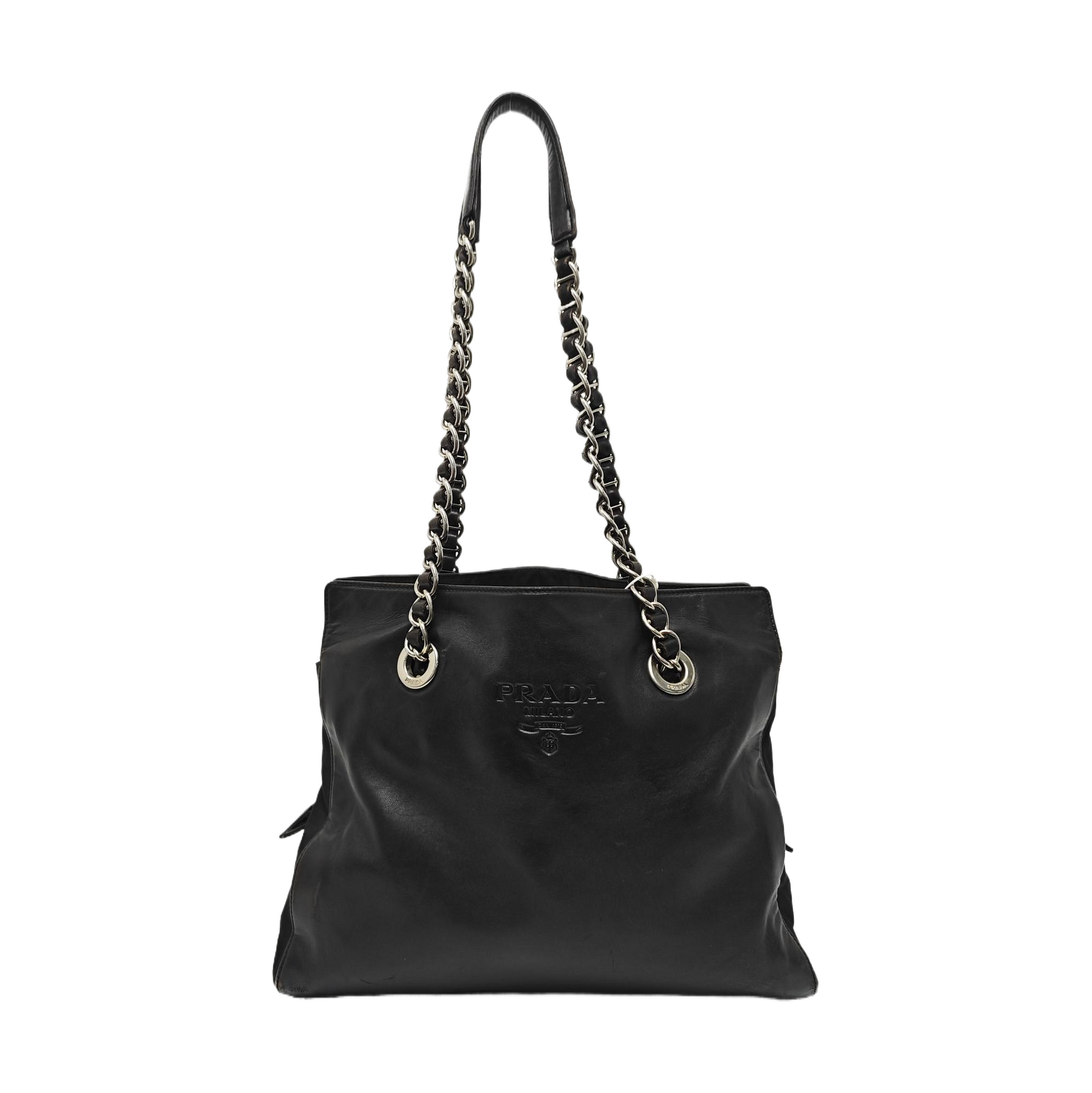 Calfskin Tote Bag Black