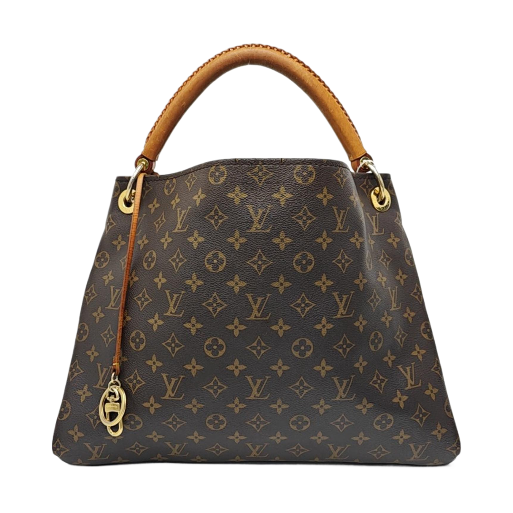 ARTSY MM Monogram Coated Canvas Brown
