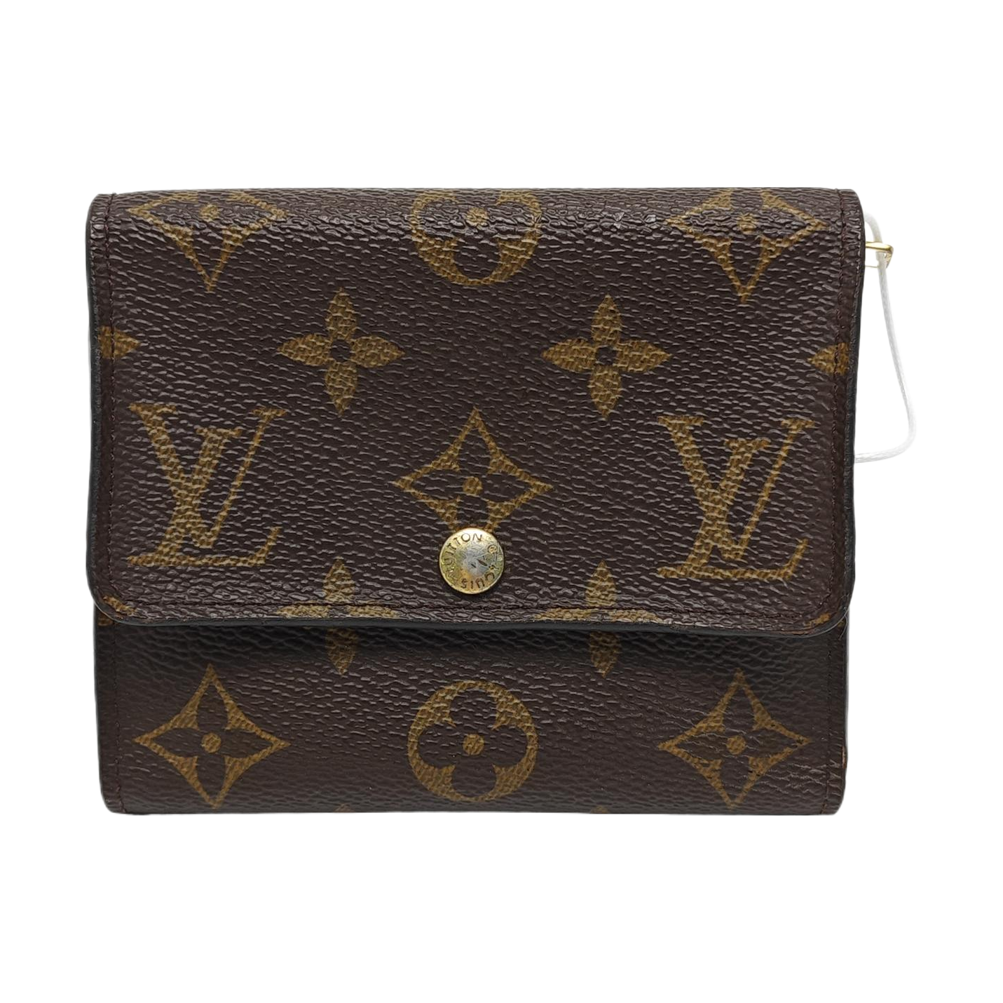 ANAIS Monogram Coated Canvas Brown Wallet