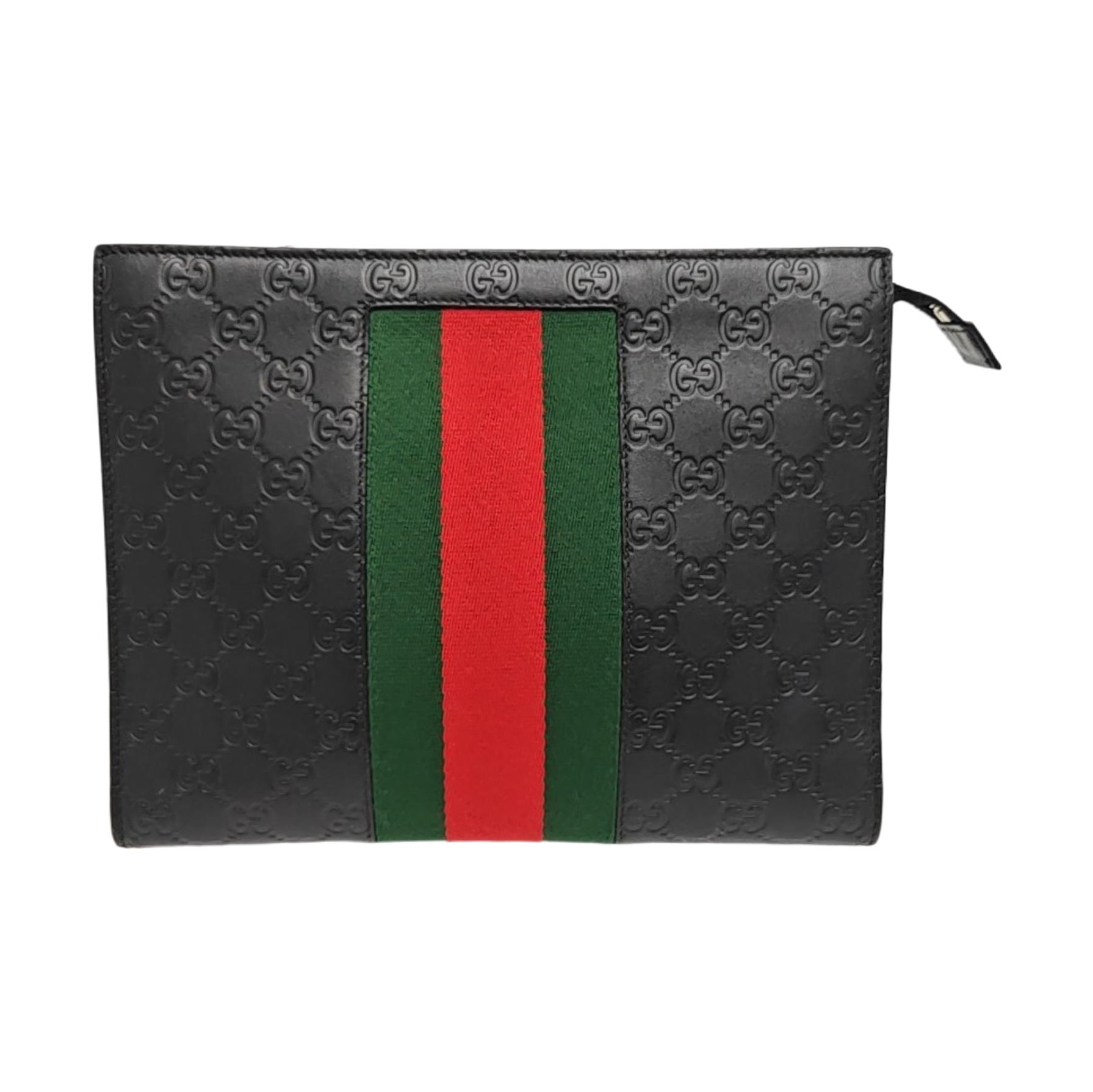 Signature Monogram Calfskin Black