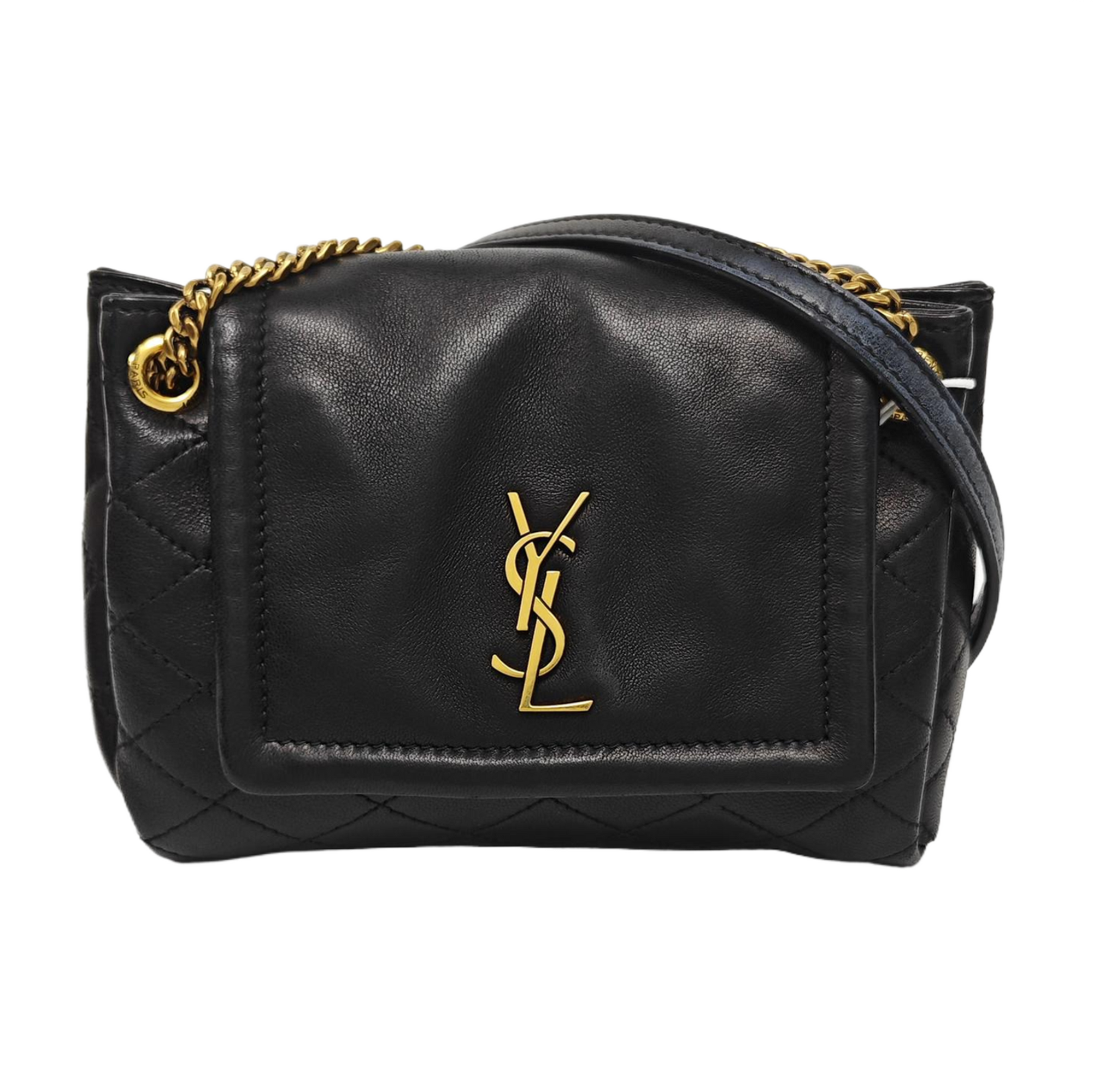 NOLITA Mini Quilted Lambskin Black