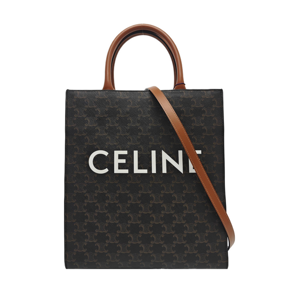 CABAS CELINE Small Coated Canvas Black