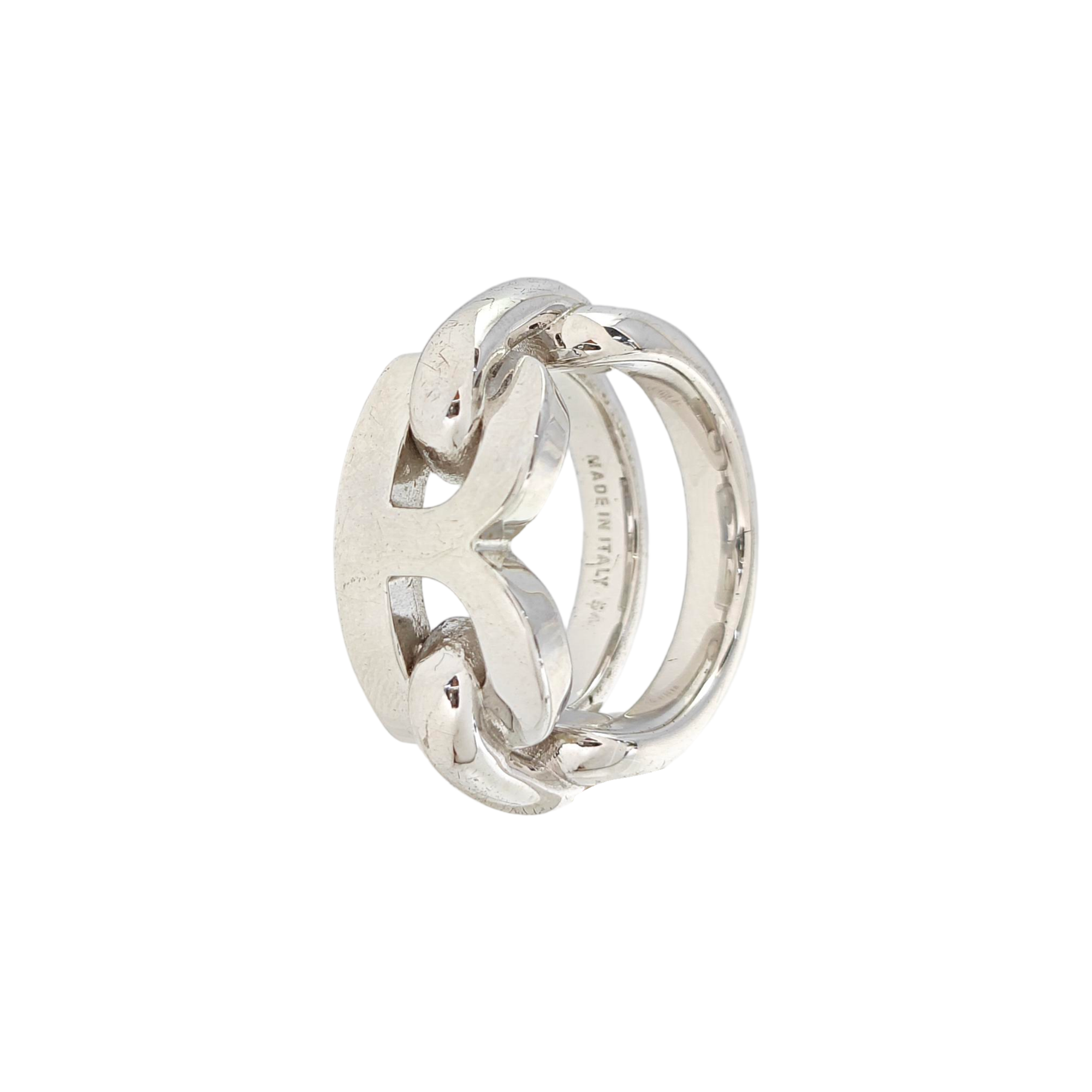 Metal Silver Ring EU 54