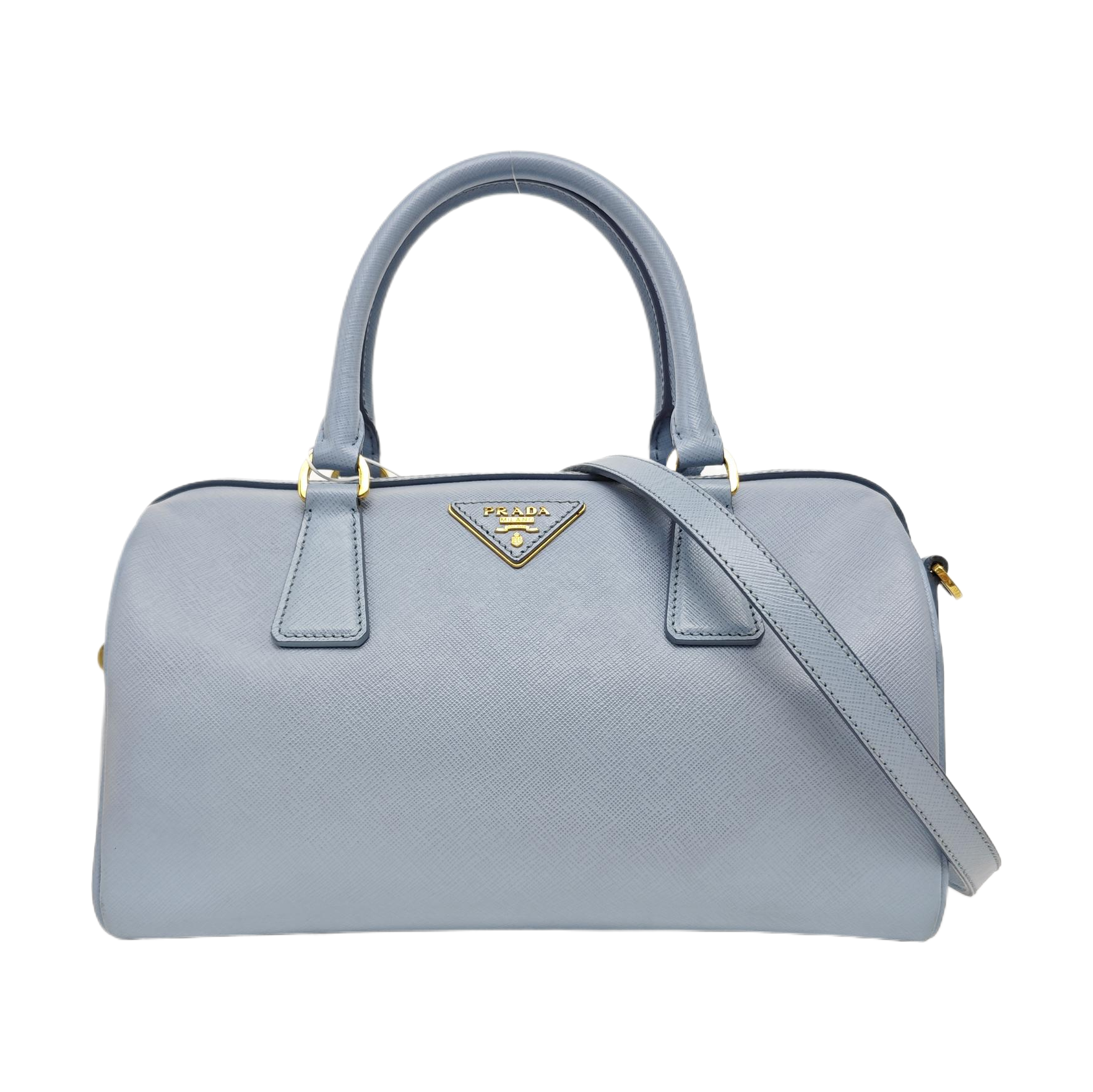 Saffiano Calfskin Shoulder Bag Blue