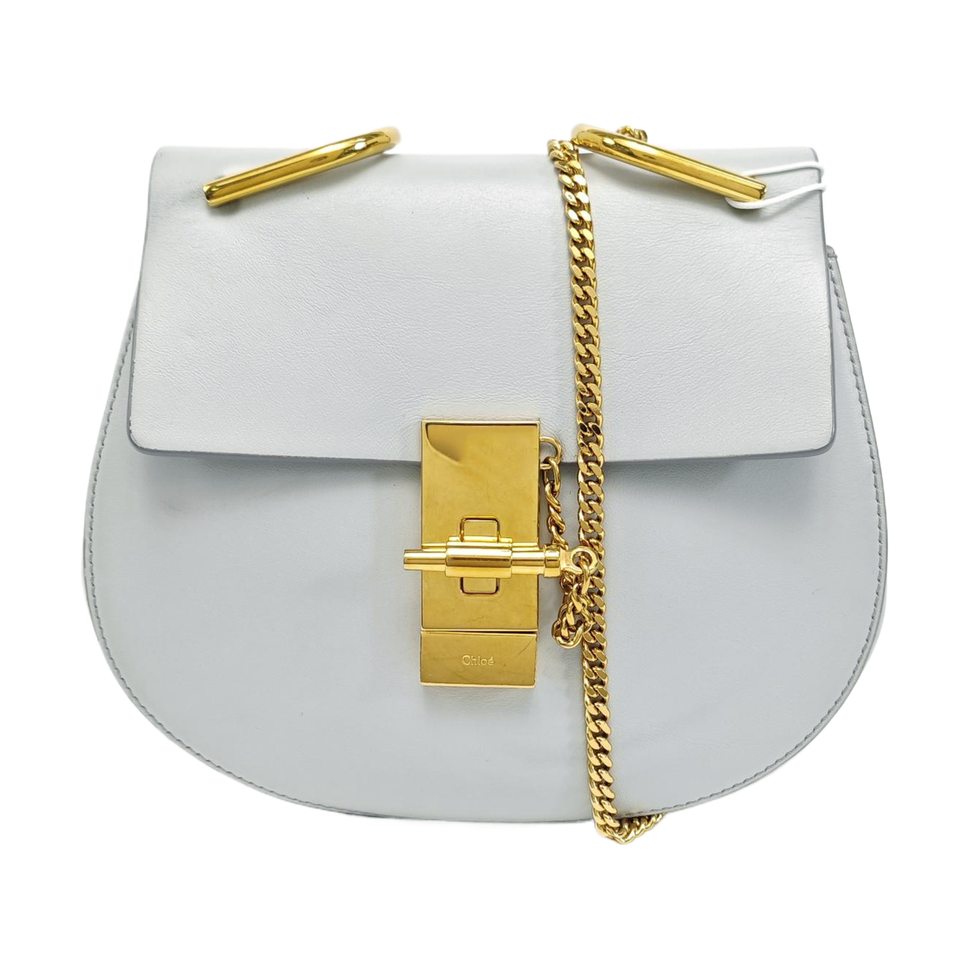 Drew Mini Calfskin Blue