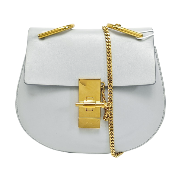 Drew Mini Calfskin Blue
