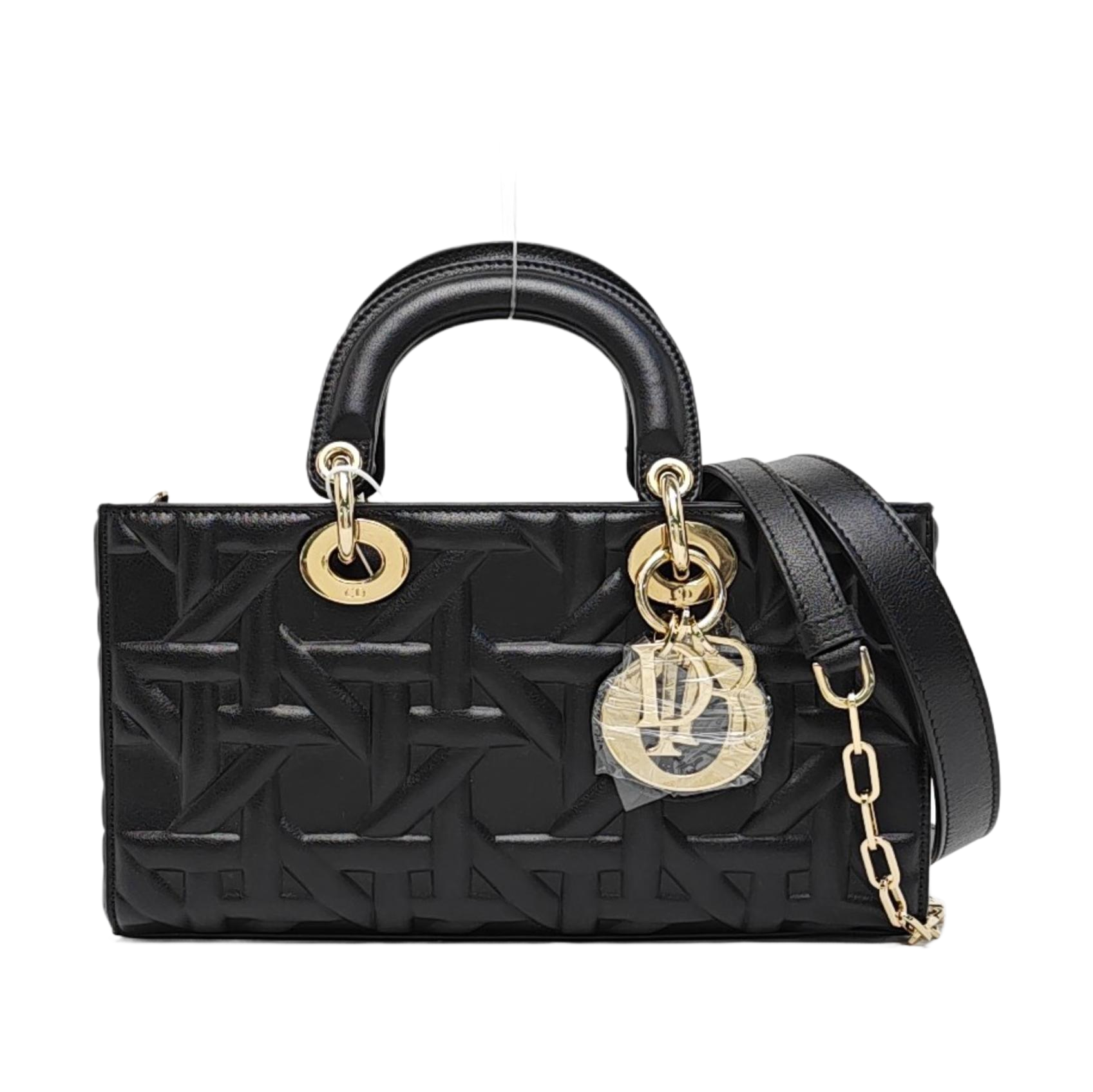 Lady D-Joy Medium Calfskin Black
