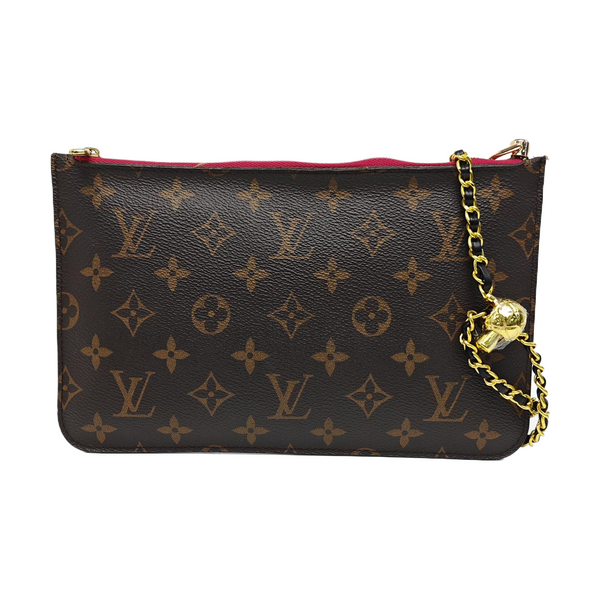 NEVERFULL PM Monogram Coated Canvas Brown