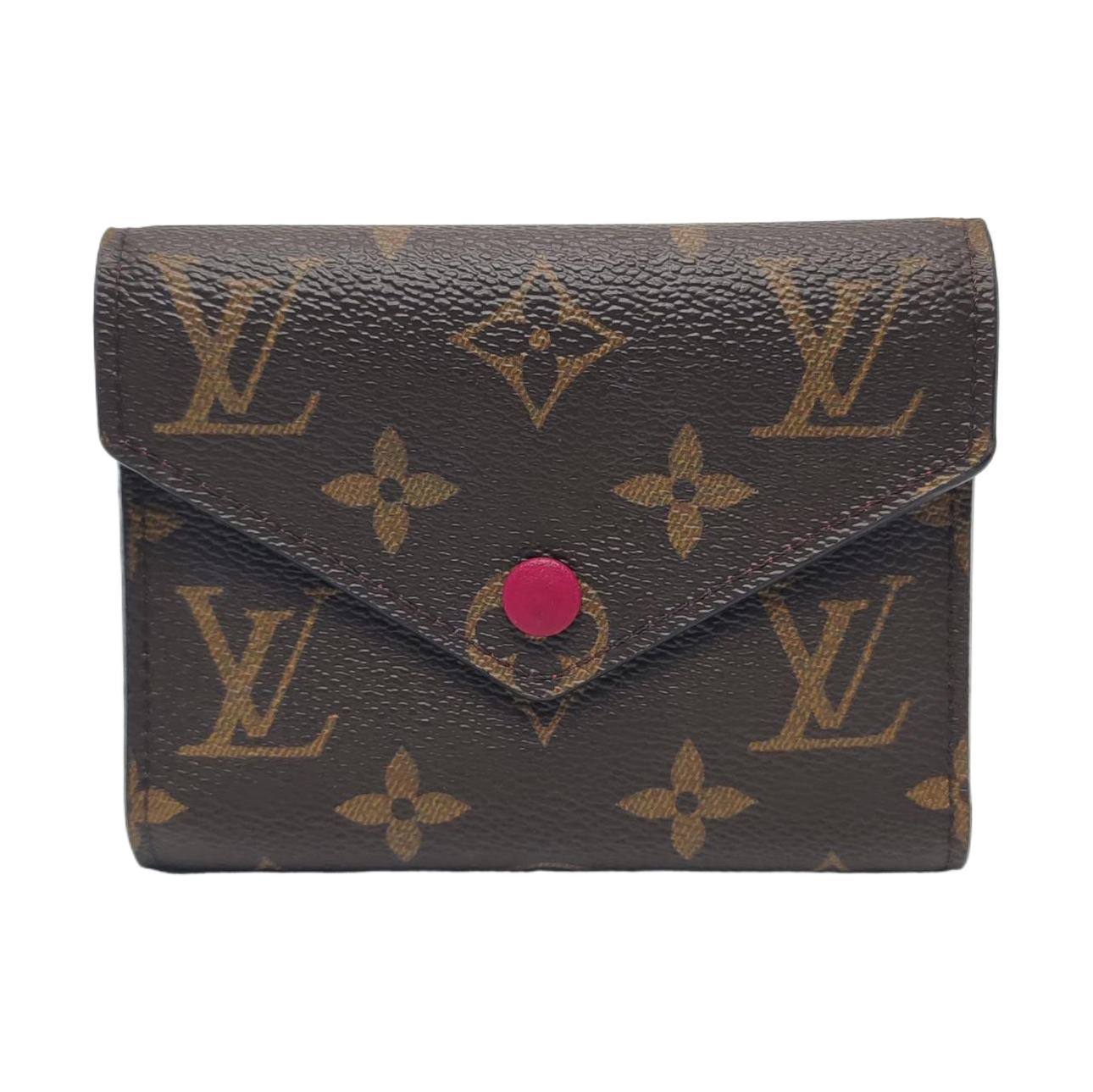 VICTORINE Monogram Coated Canvas Brown Wallet