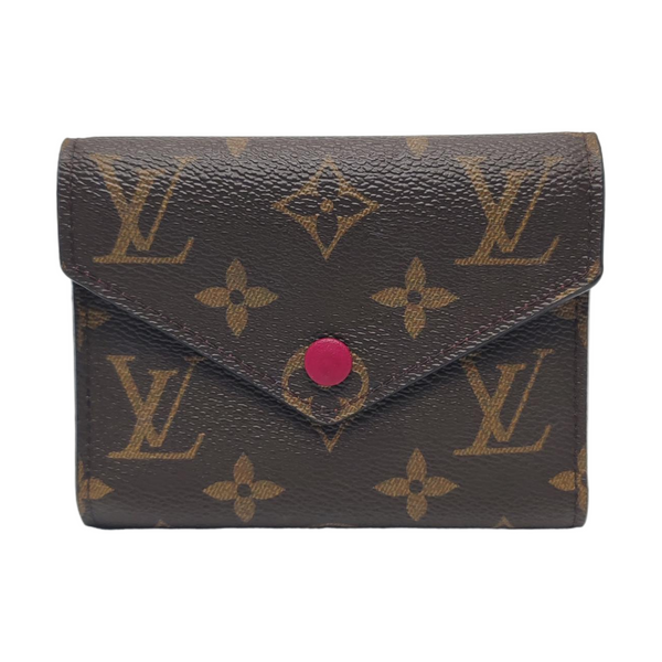 VICTORINE Monogram Coated Canvas Brown Wallet