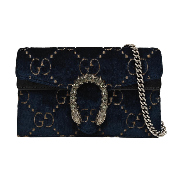 Dionysus Super Mini Monogram Velvet Green