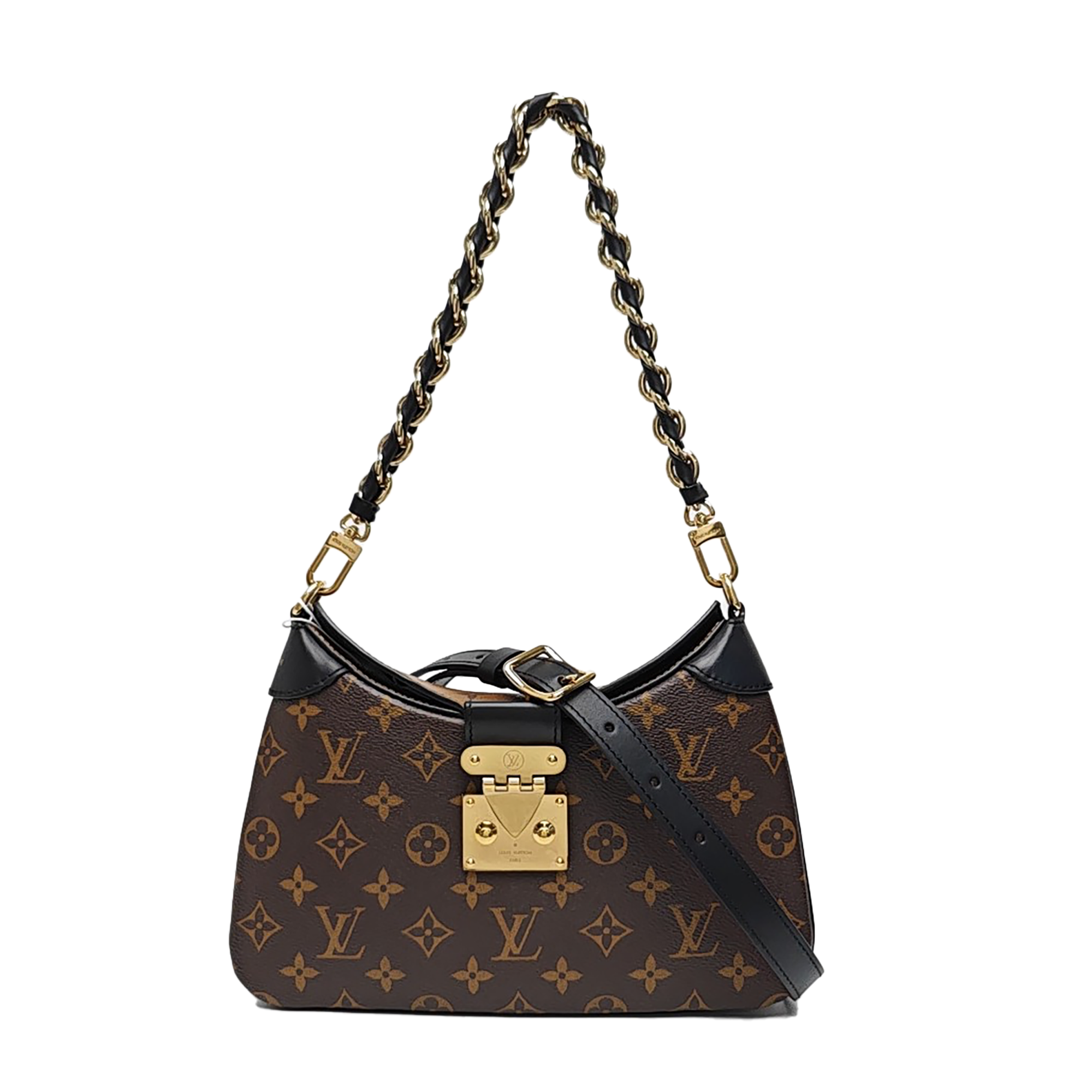TWINNY Monogram Coated Canvas Brown