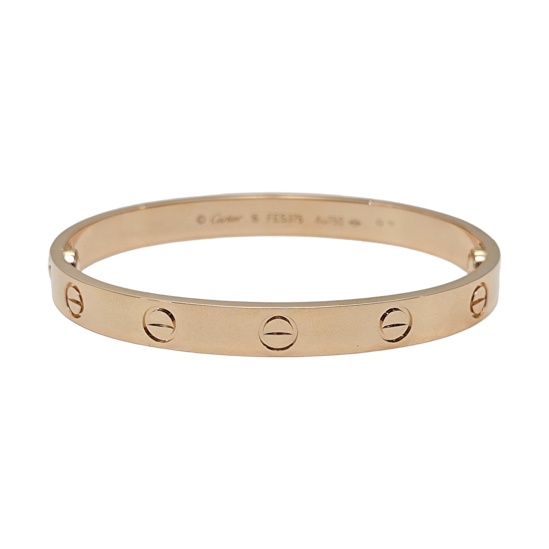 LOVE 18k Rose Gold Bangle