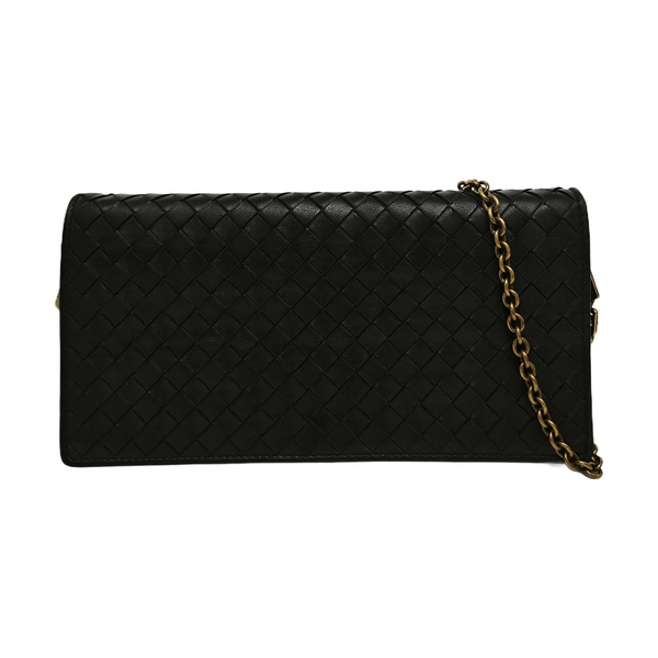 Lambskin Crossbody Bag Black
