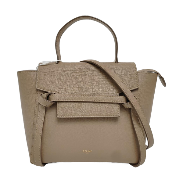 BELT Nano Calfskin Beige